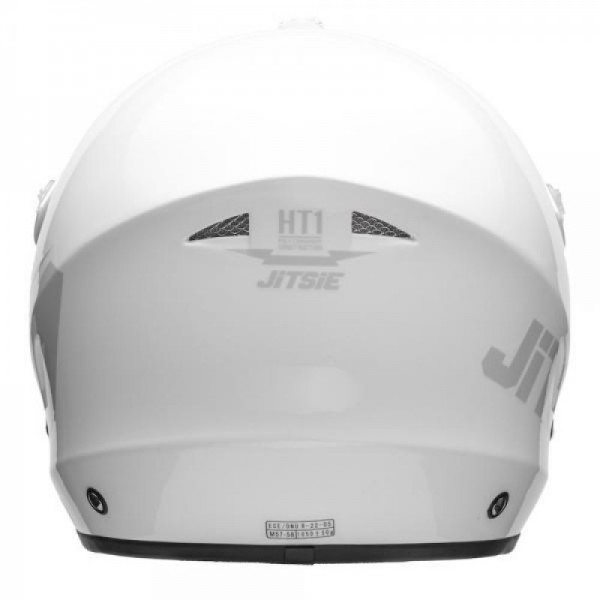 Jitsie Helm HT1 Solid - white/grey