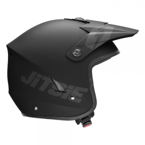 Jitsie Helm HT1 Solid - matt black/grey