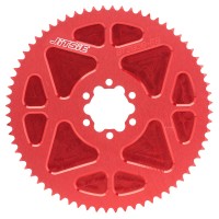 Jitsie Kettenrad 16R / 16E - 68 Zähne - Alu, rot Jitsie Kettenrad 16R / 16E - 68 Zähne - Alu, rot