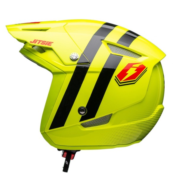 Jitsie Helm HT1 Voita - fluo yellow/black