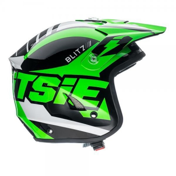 Jitsie Helm HT1 Blitz - black/fluo green